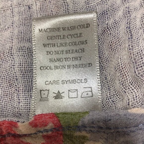 John Mark Multicolor Floral Embroidered Blouse - Picture 7 of 10